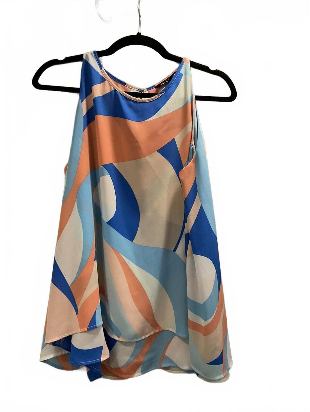Zac & Rachel Sleeveless Blouse Size Medium